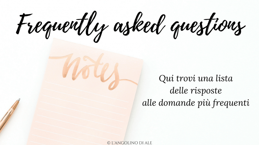 FAQ di Alessandra Voto